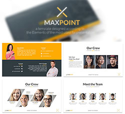 PPT模板－商业演示(通用型/100多页/32种配色/亮暗两种底色)：Maxpoint - Maximize yo
