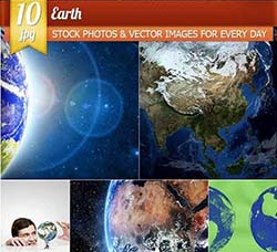 10张高清的地球图片素材：Earth, 10 x UHQ JPEG