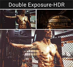 极品PS动作－双重曝光(HDR效果)：Double_Exposure_HDR