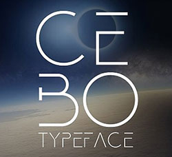 5款不错的英文锐线字体：Cebo (5 Font)